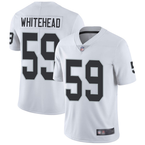 Men Oakland Raiders Limited White Tahir Whitehead Road Jersey NFL Football #59 Vapor Untouchable Jersey->oakland raiders->NFL Jersey